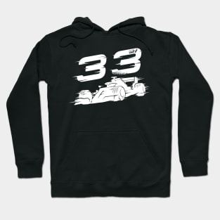 We Race On! 33 [White] Hoodie